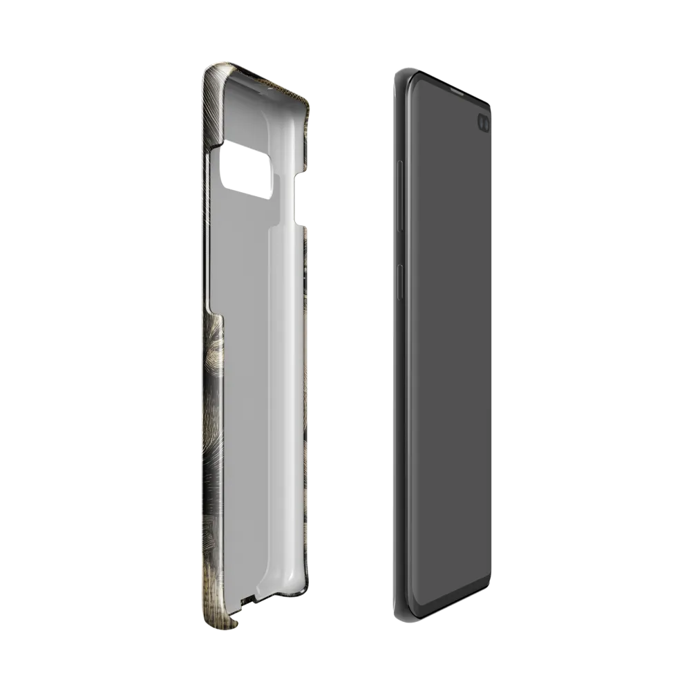 Contemplative Reflection | Phone Case |  S10 | Snap Case | Glossy