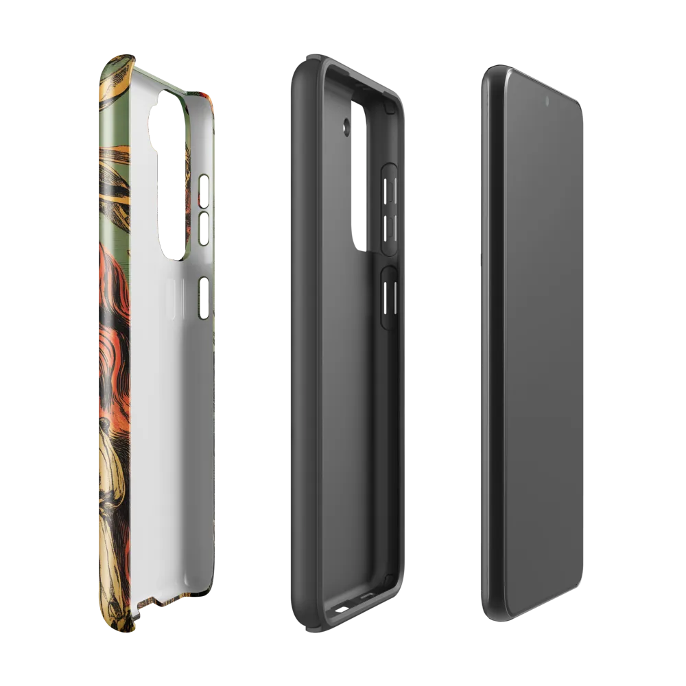 Elegance Beneath the Waves | Phone Case |  S21 | Tough Case | Glossy