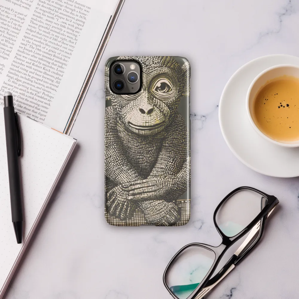 Intricate Primate Portrait | Phone Case |  11 Pro Max | Snap Case | Glossy