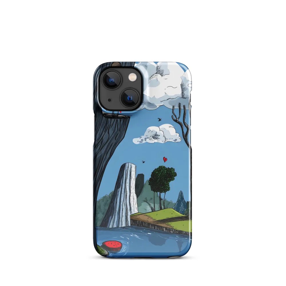 Whimsical Cliffside Reflections