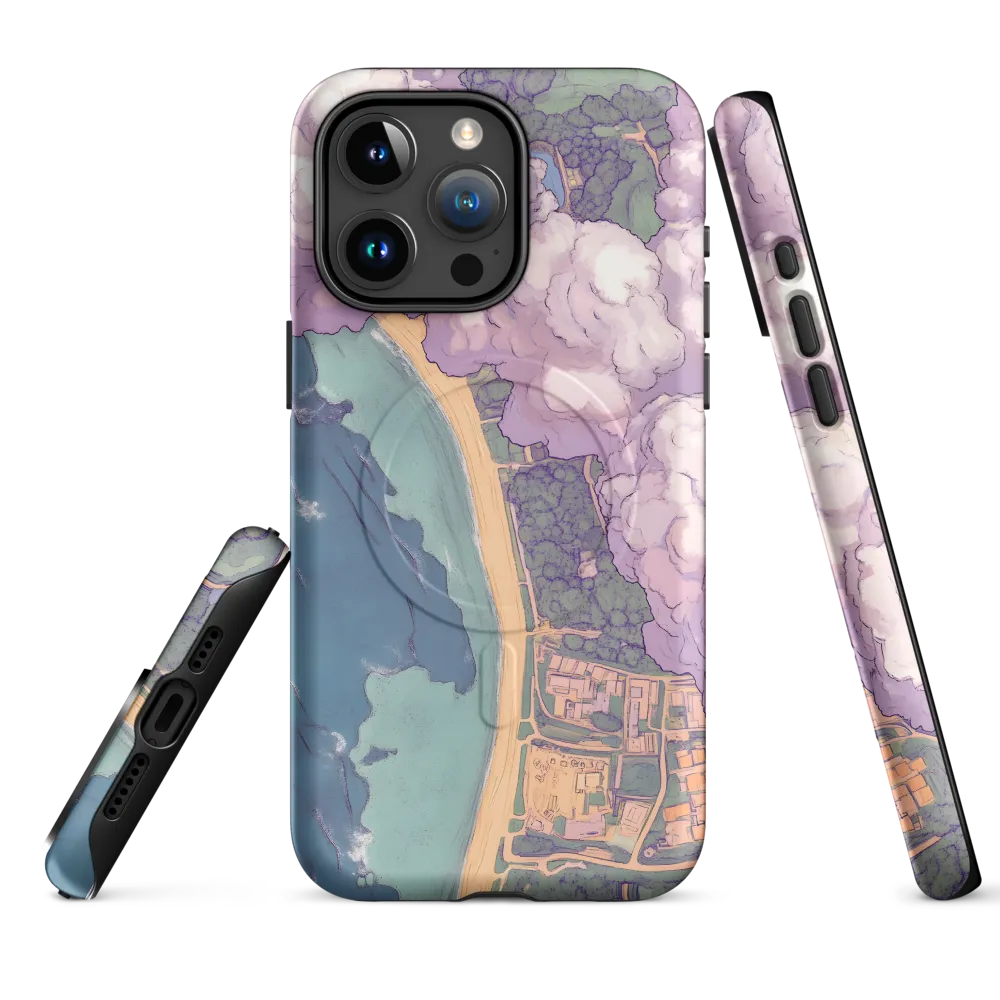 Serenity Over the Coast | Phone Case |  15 Pro Max | MagSafe® Tough Case | Matte