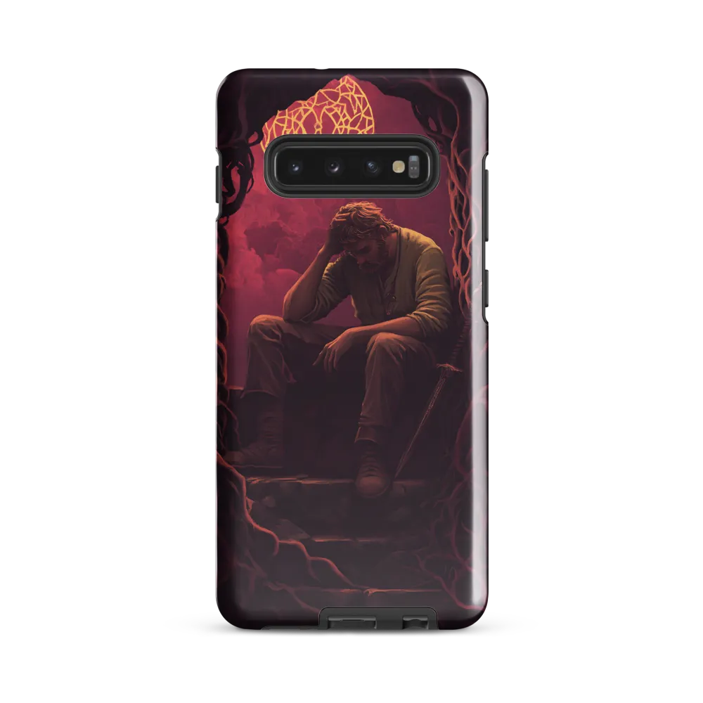 In the Depths of Contemplation | Phone Case |  S10 Plus | Tough Case | Glossy