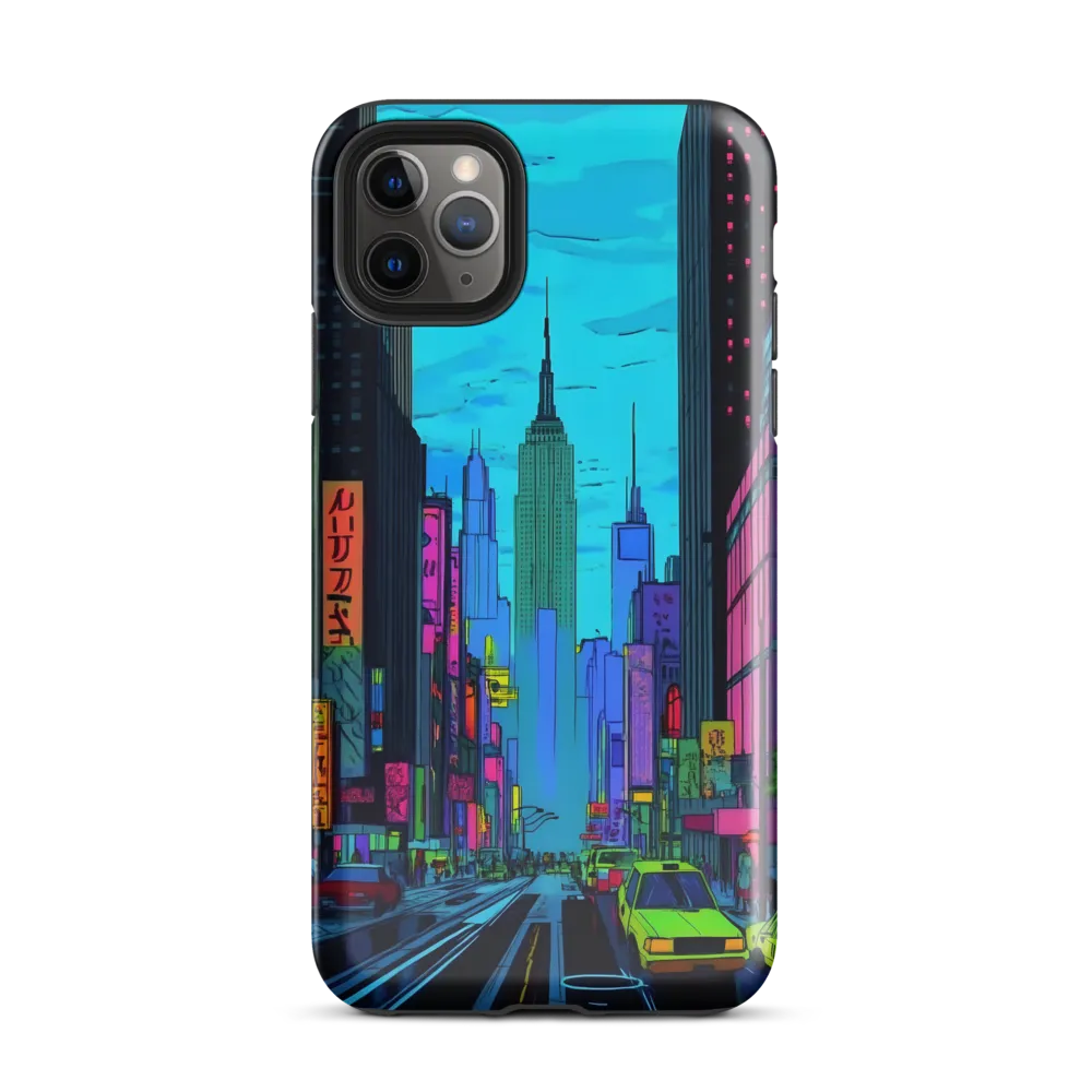 Neon Dreams of the City | Phone Case |  11 Pro Max | Tough Case | Glossy