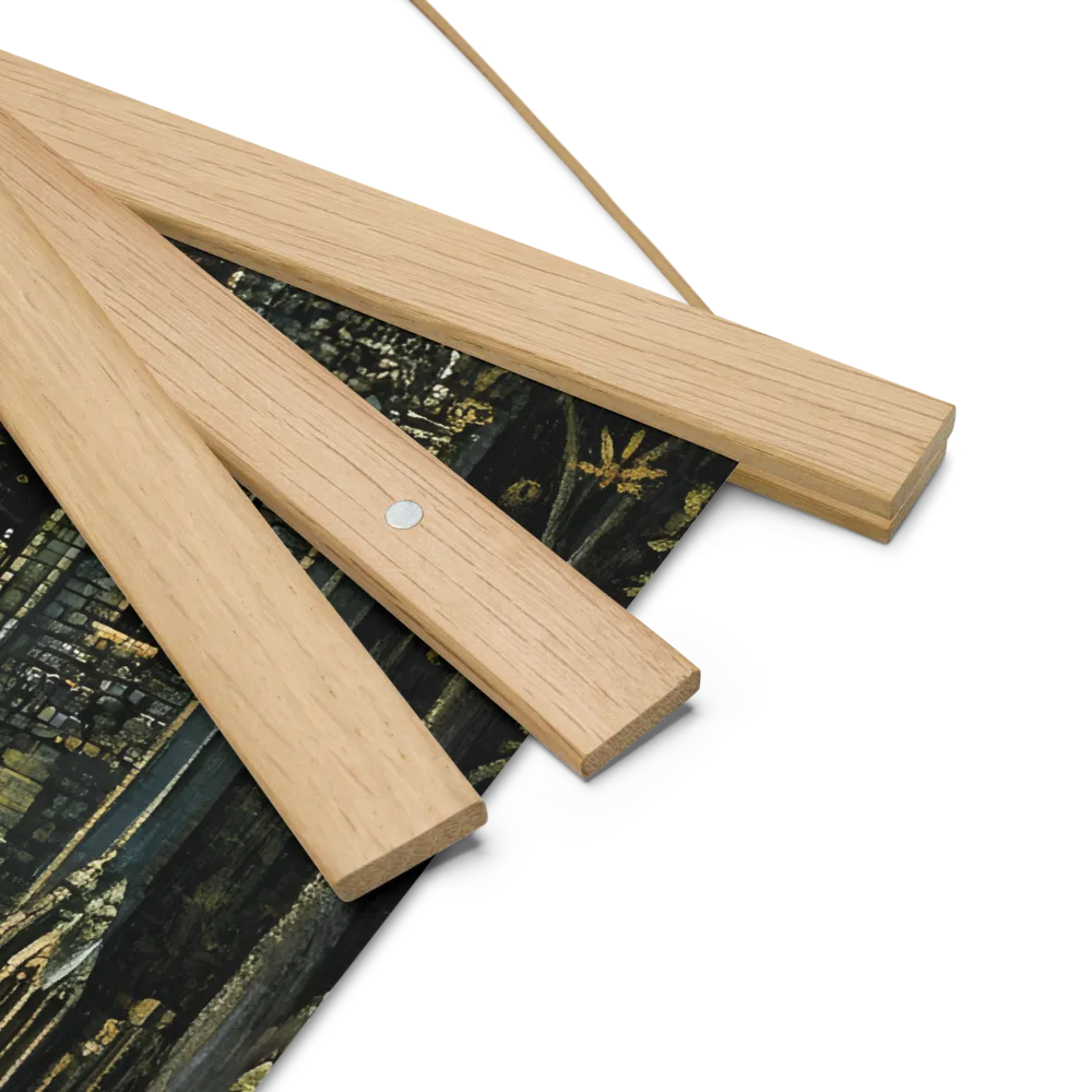 Nature’s Embrace: The Infinite Connection | Poster With Oak Wood Hanger | 14″×14″