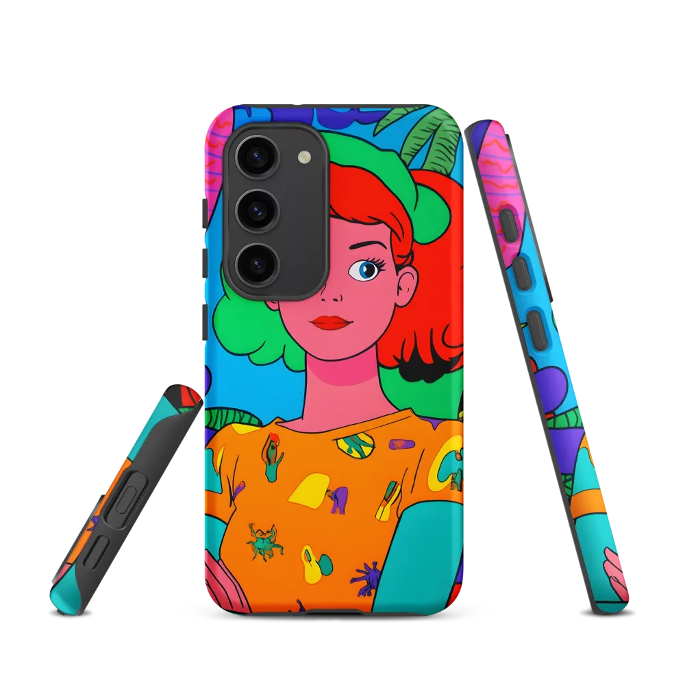 Tropical Vibes: A Playful Portrait