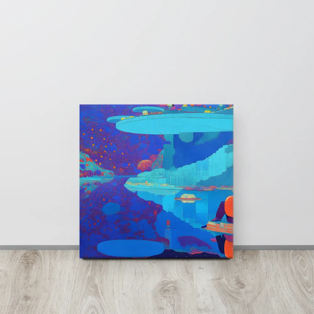 Reflections of Serenity | Canvas | 16″×16″