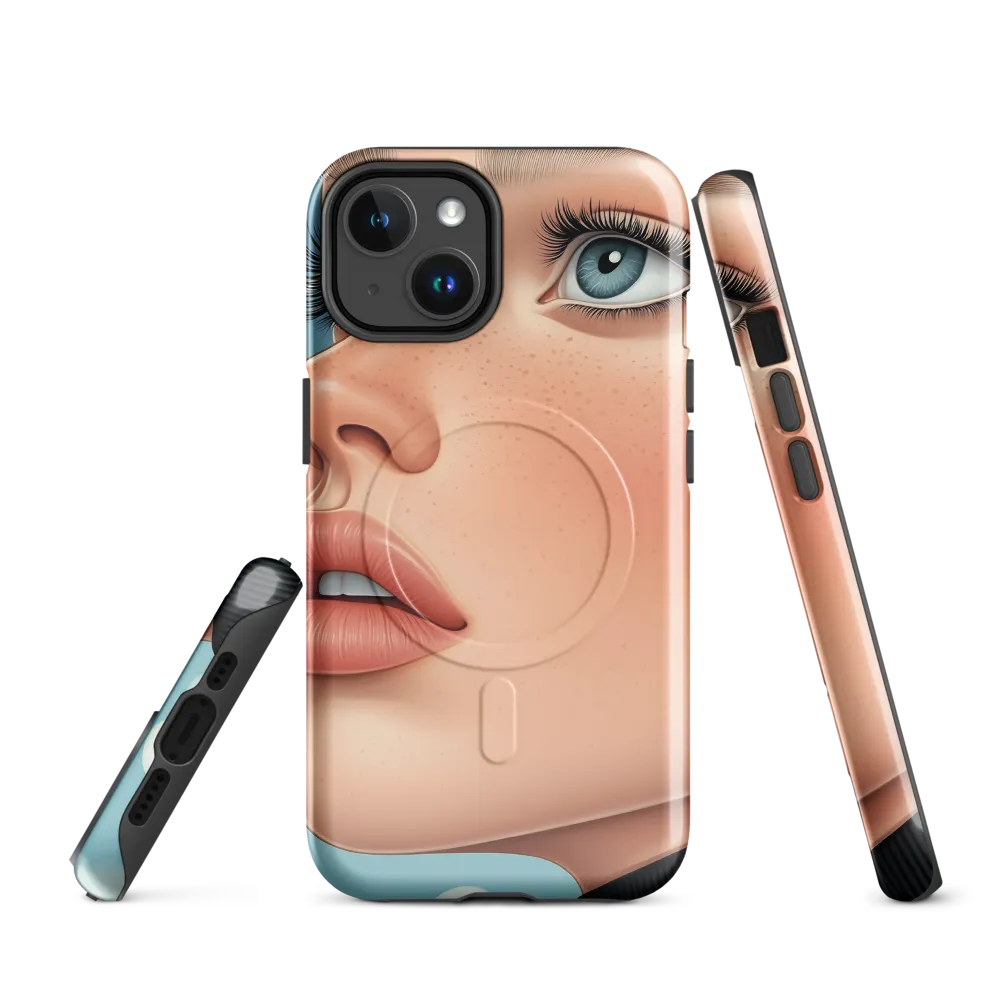Serenity in Blue | Phone Case |  14 | MagSafe® Tough Case | Glossy