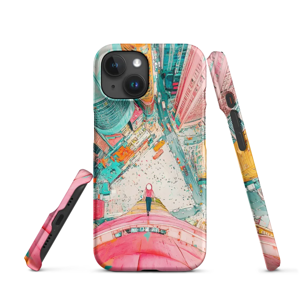 Vertical Horizons: A Surreal Cityscape Adventure | Phone Case |  15 | Snap Case | Matte