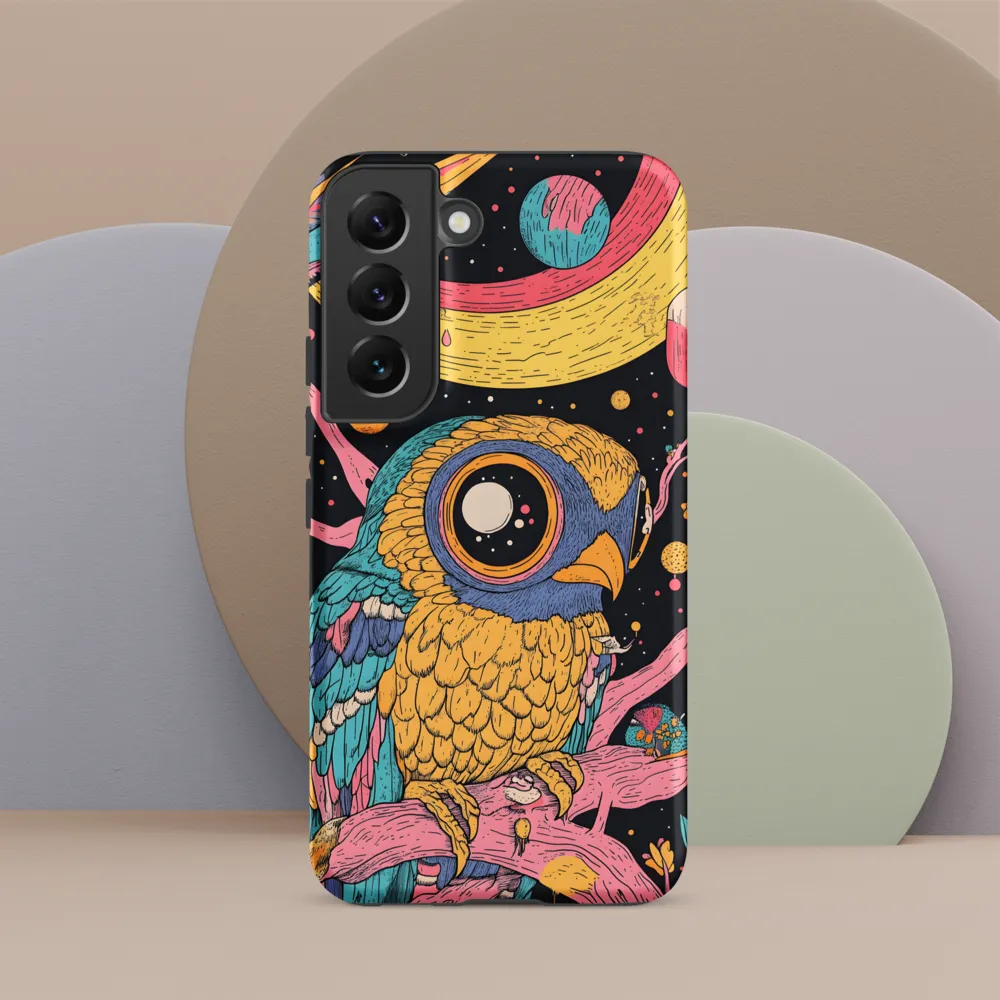 Whimsical Cosmic Owl | Phone Case |  S22 | Tough Case | Matte