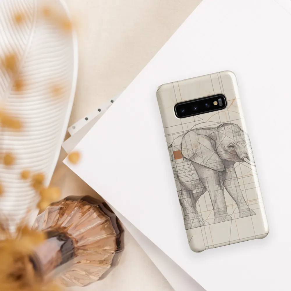 Geometric Elegance: The Steel Elephant