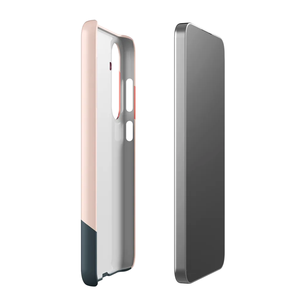 Contemplative Portrait in Minimalism | Phone Case |  S24 Plus | Snap Case | Matte