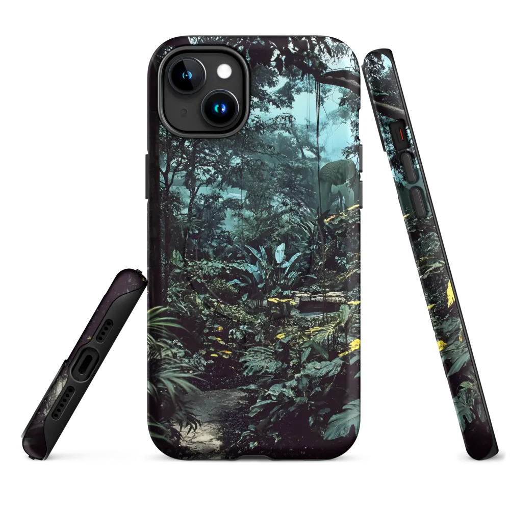 Whispers of the Emerald Jungle | Phone Case |  15 Plus | MagSafe® Tough Case | Matte