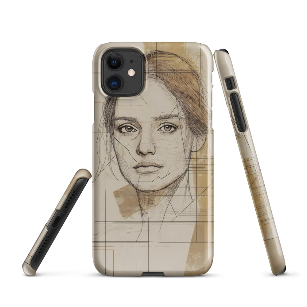 Geometric Elegance: A Modern Portrait