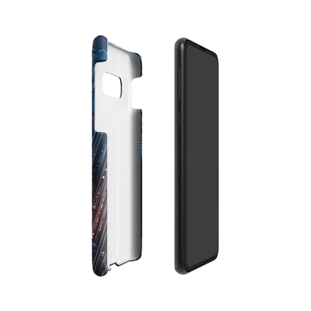 Reflections of a City Under the Moon | Phone Case |  S10e | Snap Case | Matte