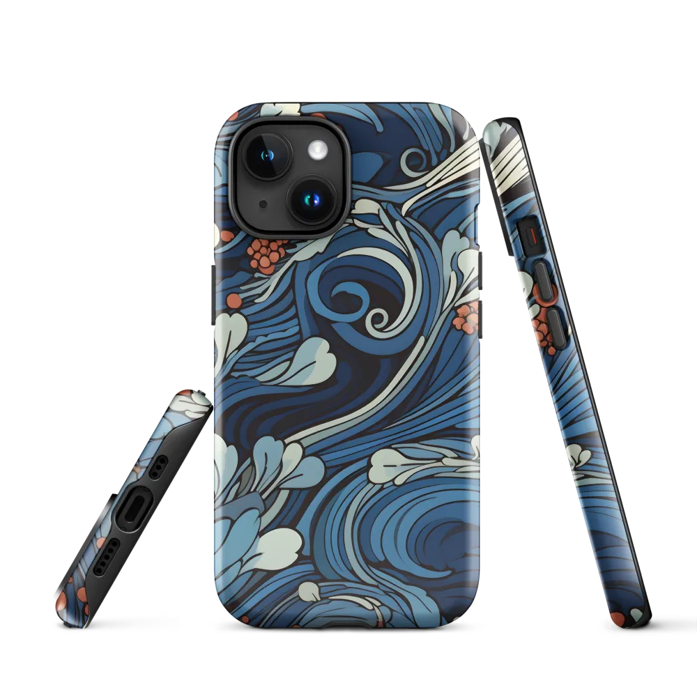 Nature's Elegance: An Oceanic Tapestry | Phone Case |  15 | Tough Case | Glossy