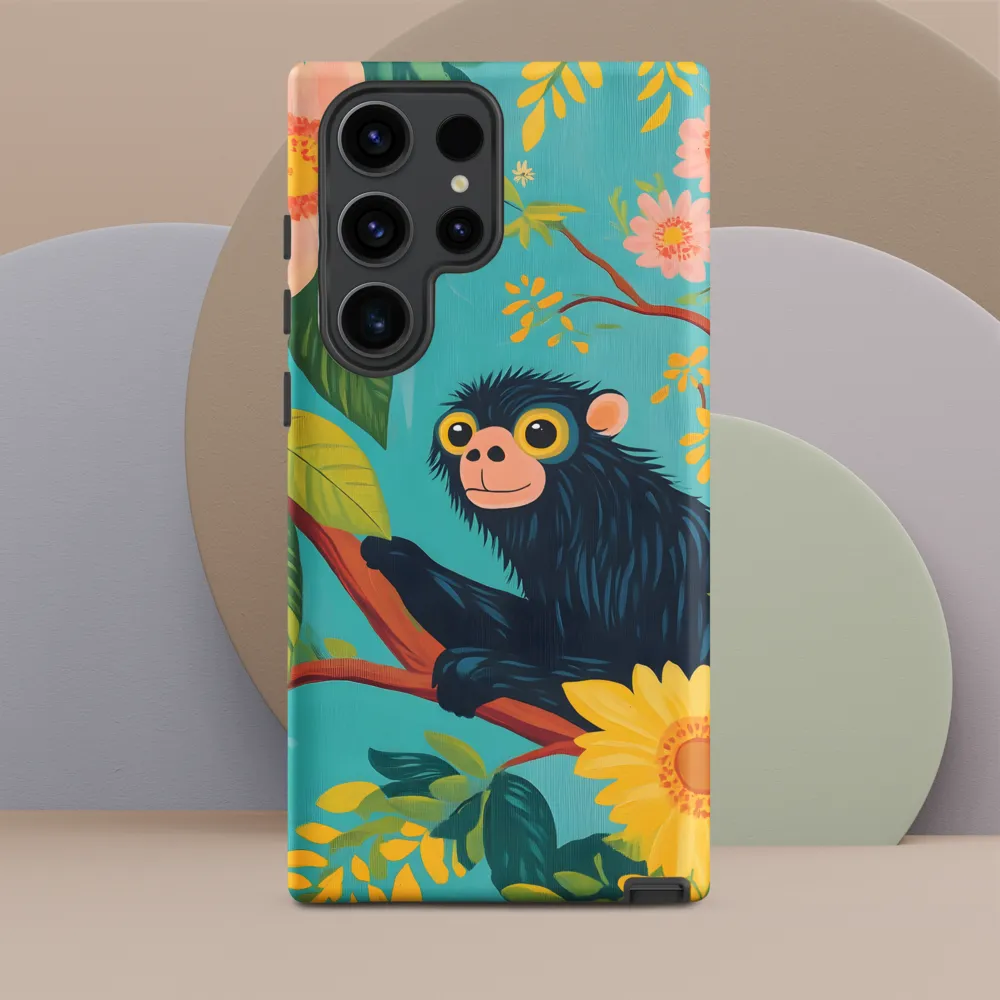 Joyful Encounter in a Floral Paradise