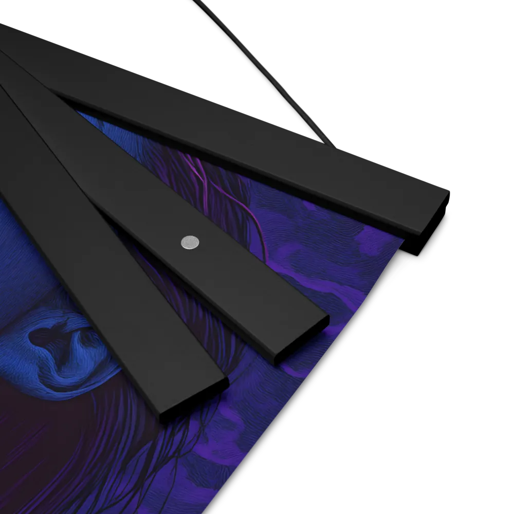 Echoes of Anguish | Poster With Black Wood Hanger | 12″×12″