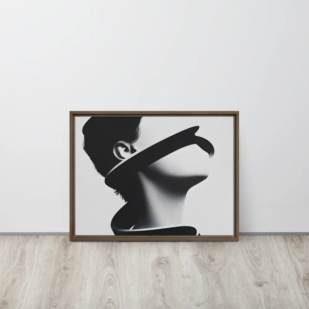 Entwined Identity | Canvas with Brown Frame | 18″×24″