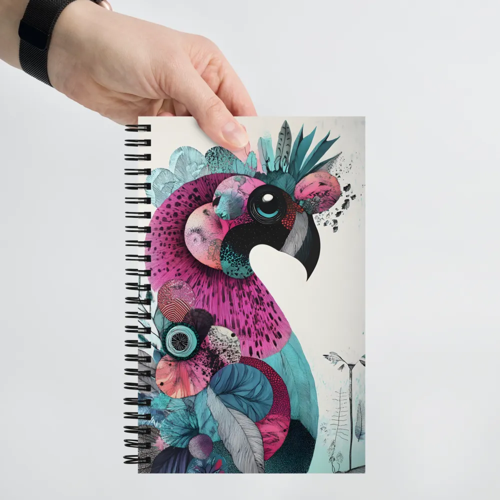 Vibrant Flamingo | Spiral Notebook