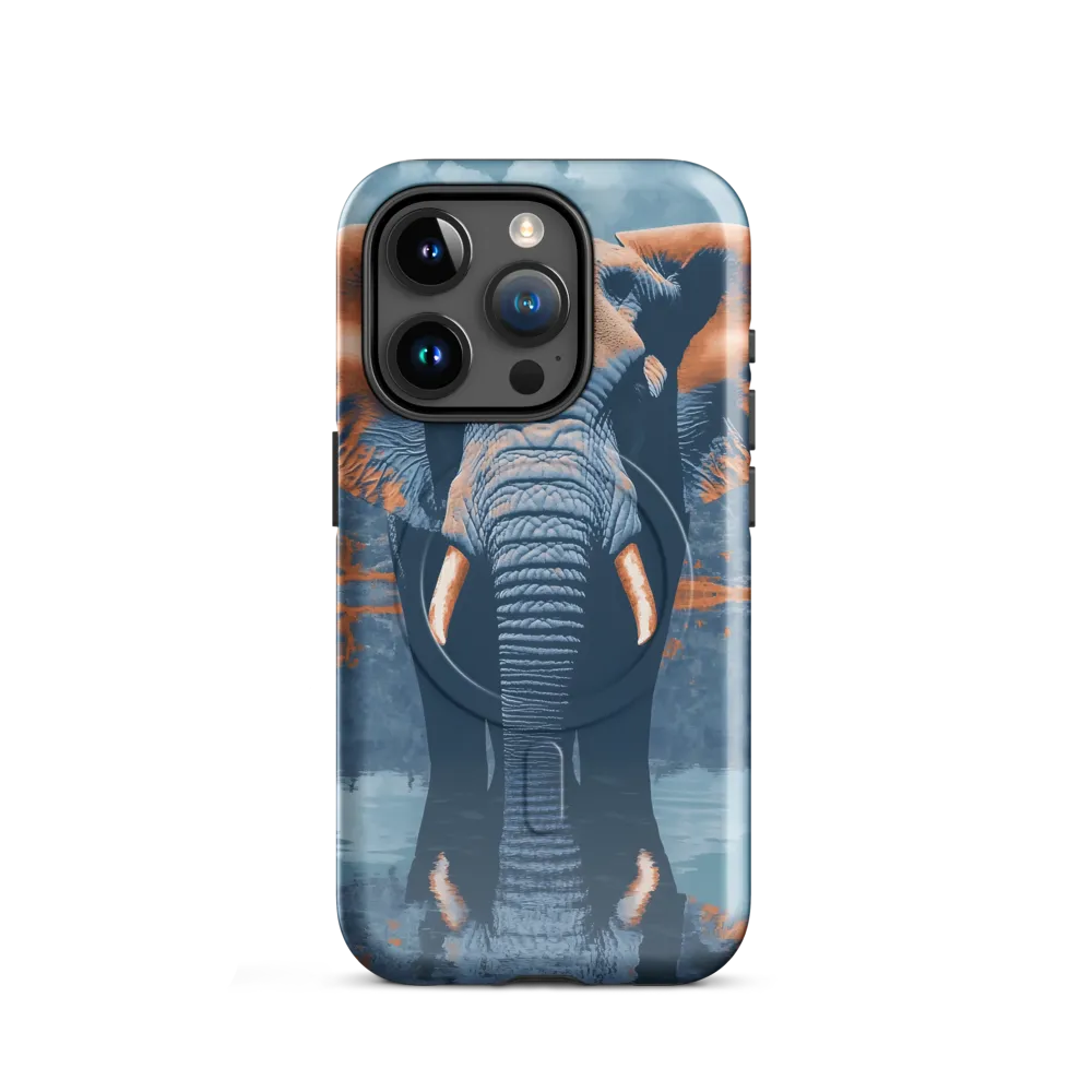 Majestic Reflection: The Elephant's Serenade