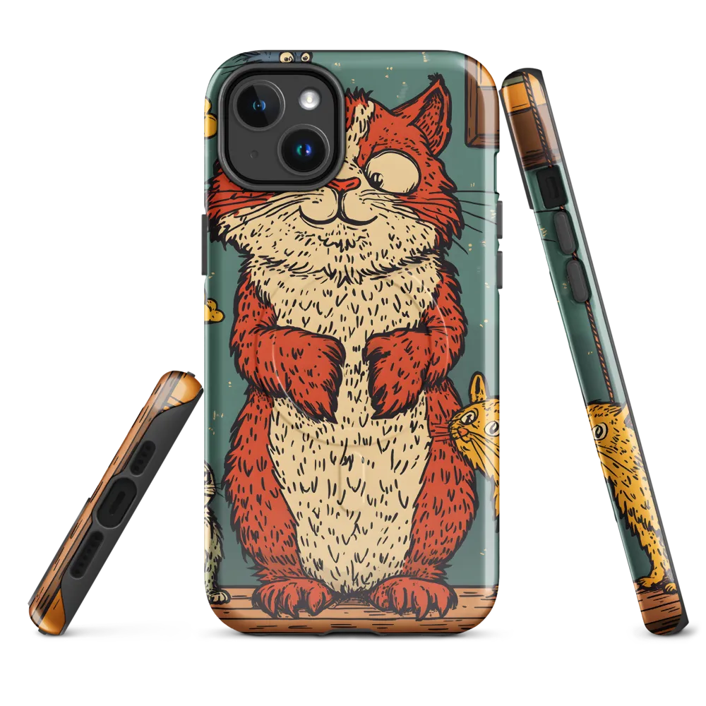 Playful Companions | Phone Case |  14 Plus | MagSafe® Tough Case | Glossy