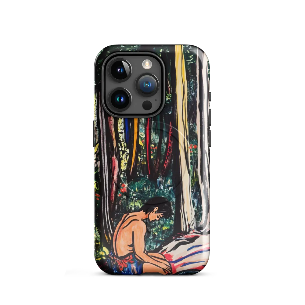 Contemplation in Nature | Phone Case |  15 Pro | MagSafe® Tough Case | Glossy
