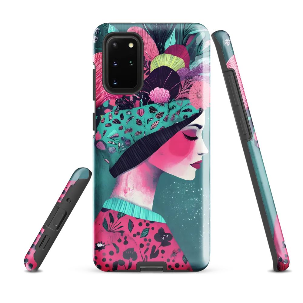 Whimsical Floral Portrait