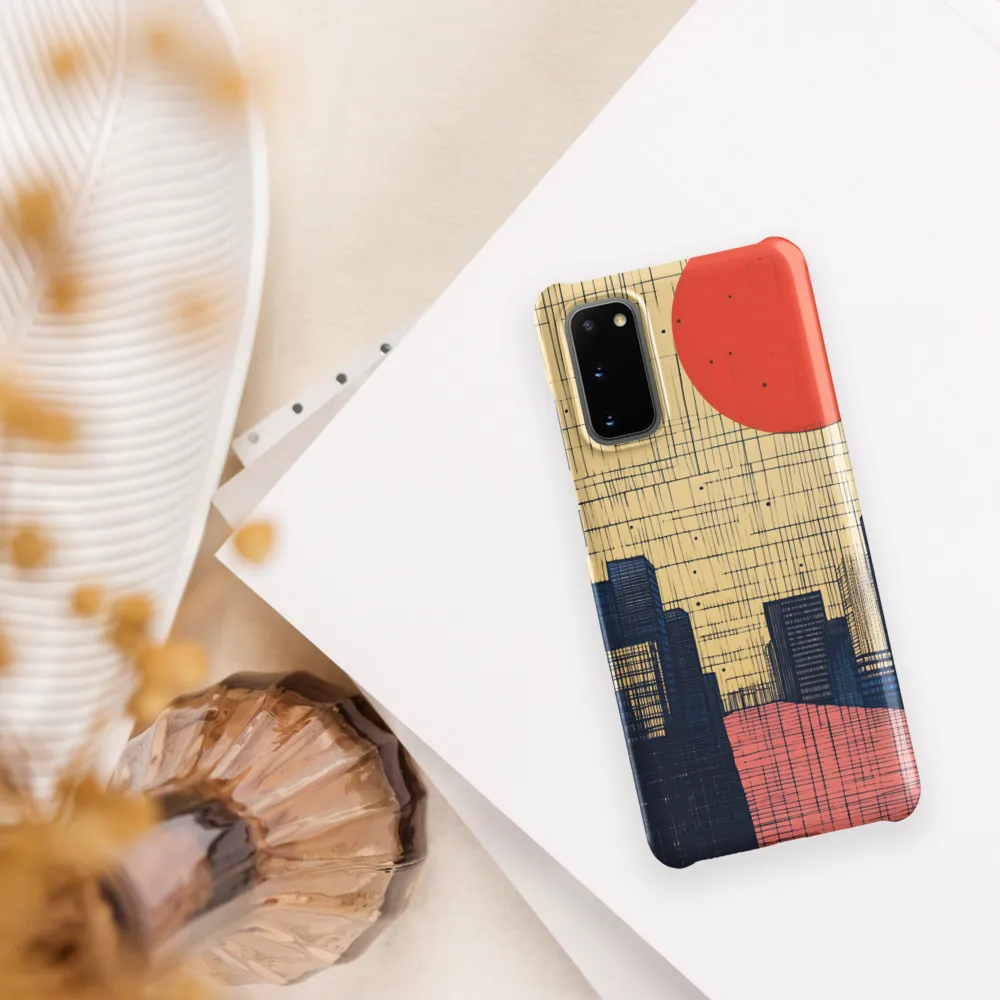 Urban Echoes: A Minimalist Cityscape