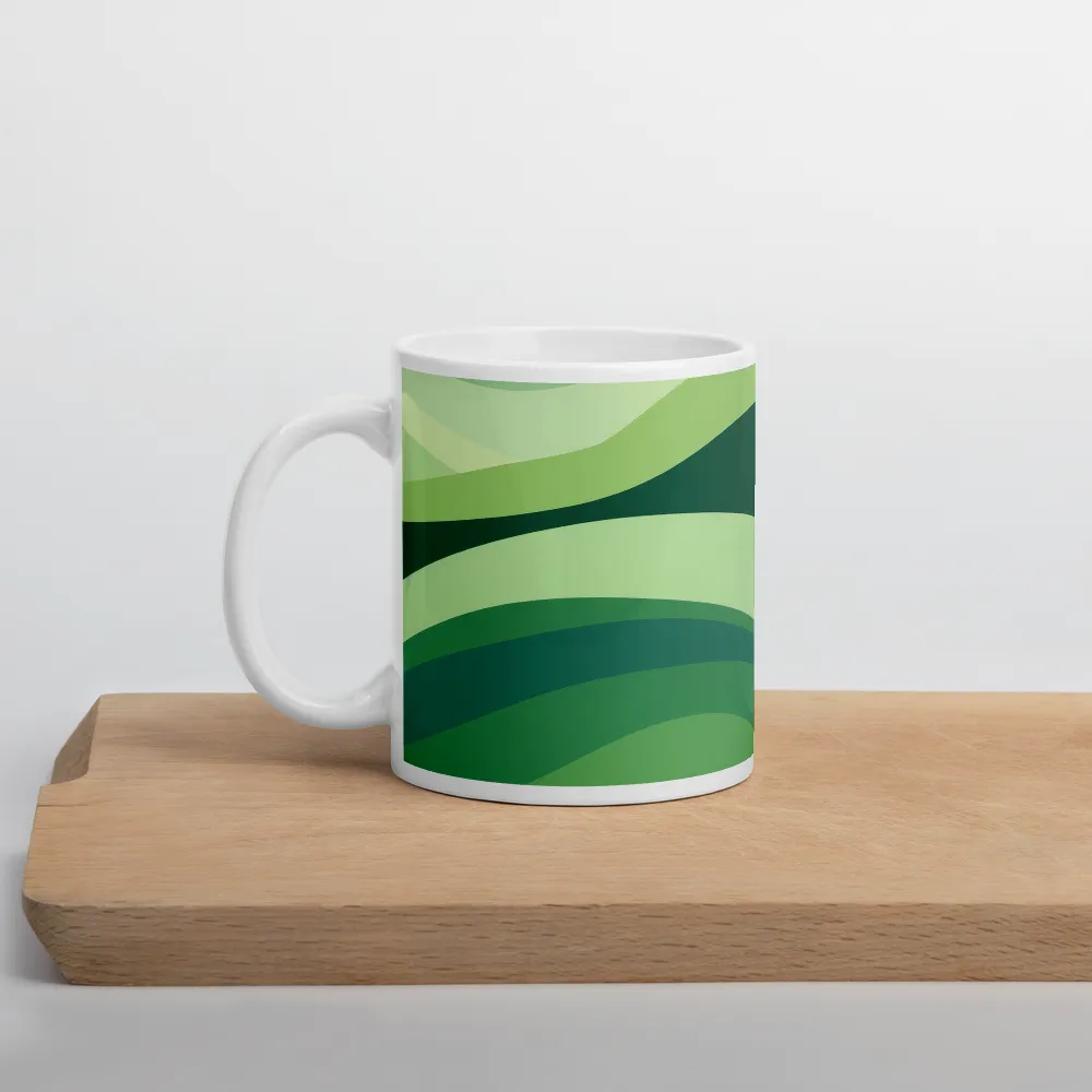 Waves of Tranquility | Mug with White inside | 11 oz