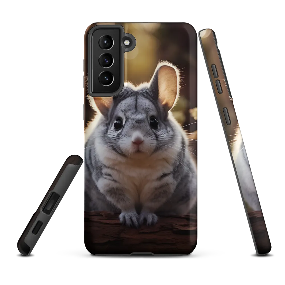 Curious Chinchilla in the Forest