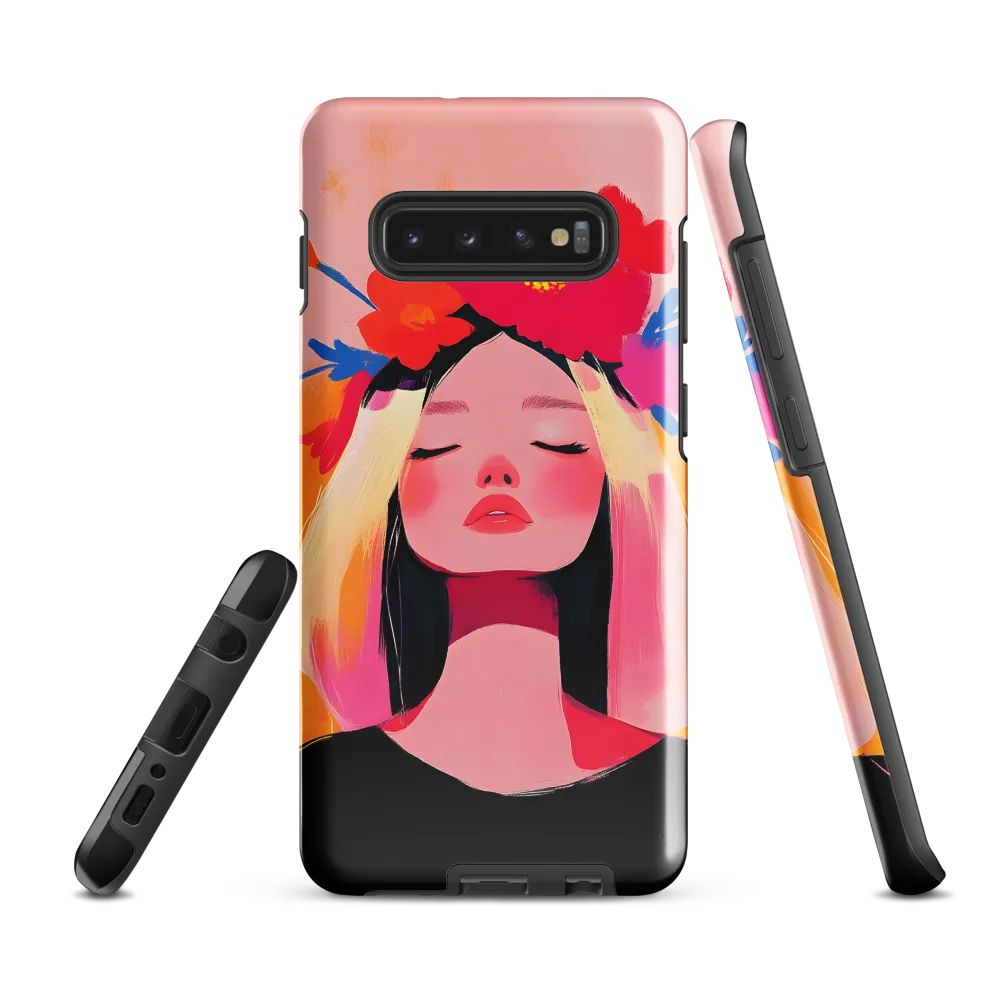 Floral Serenity | Phone Case |  S10 Plus | Tough Case | Glossy