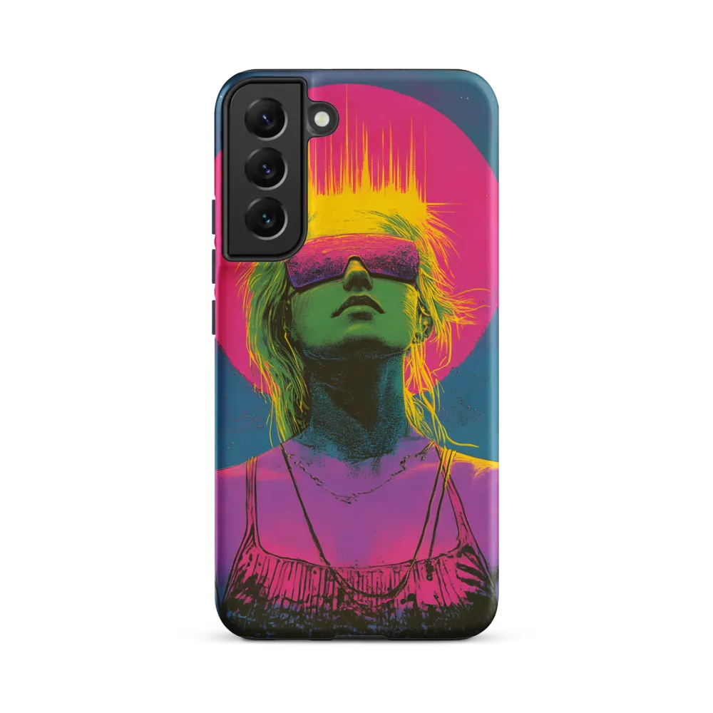 Neon Dreams: Portrait of a Modern Muse | Phone Case |  S22 Plus | Tough Case | Matte