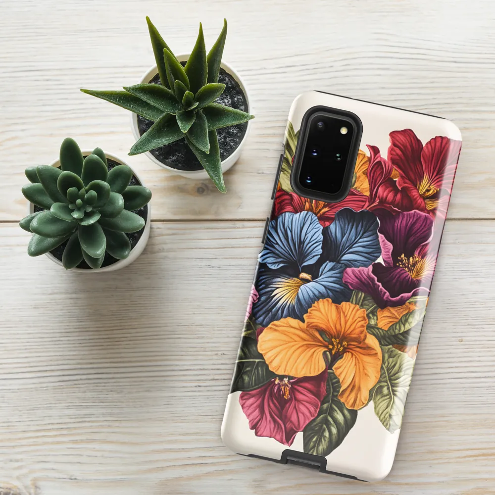 Floral Symphony in Color | Phone Case |  S20 Plus | Tough Case | Glossy