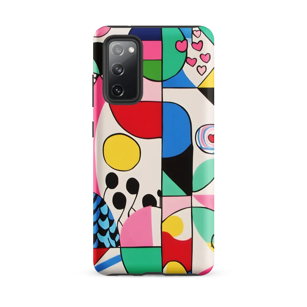Chromatic Collage of Playful Forms