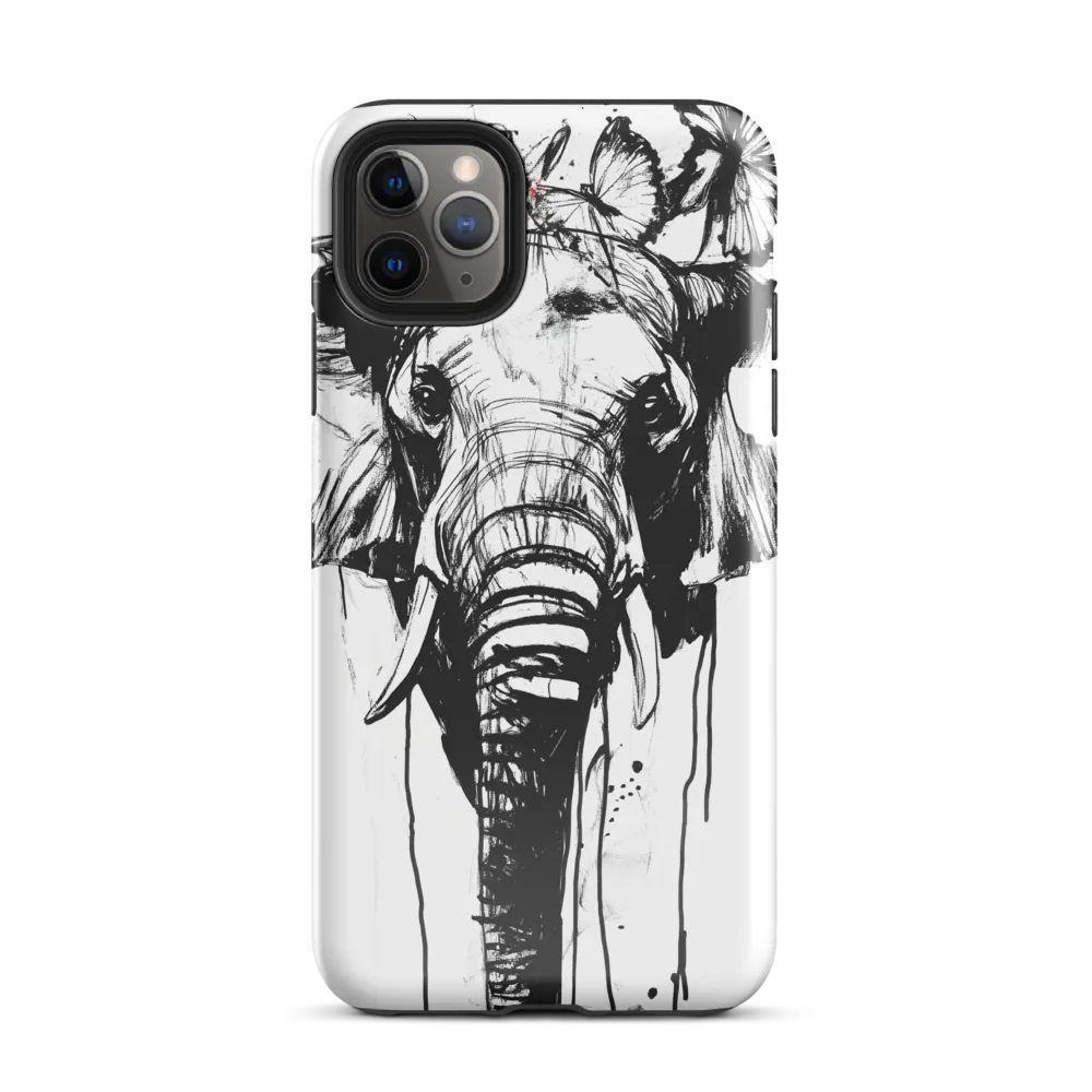 Whimsical Elegance: The Elephant's Adornments | Phone Case |  11 Pro Max | Tough Case | Glossy