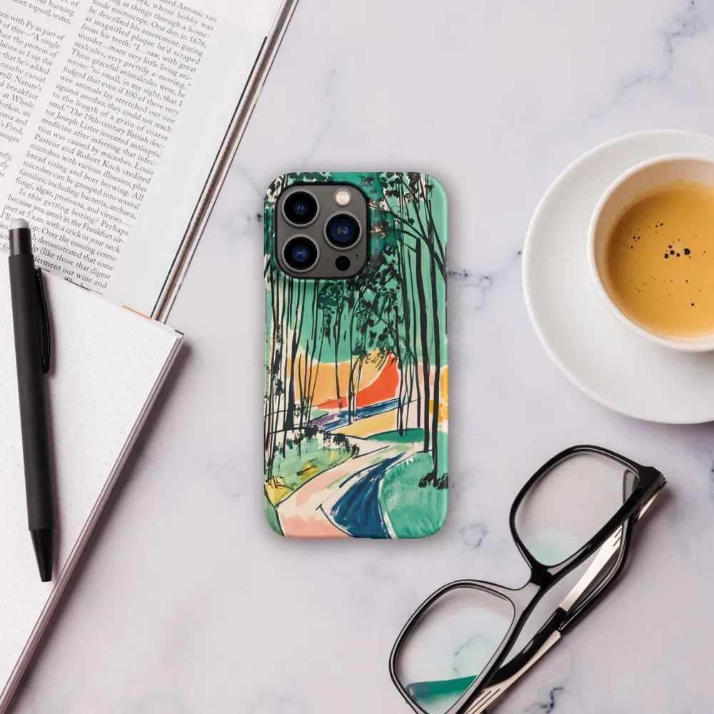 Winding Path Through the Forest | Phone Case |  13 Pro | Snap Case | Matte