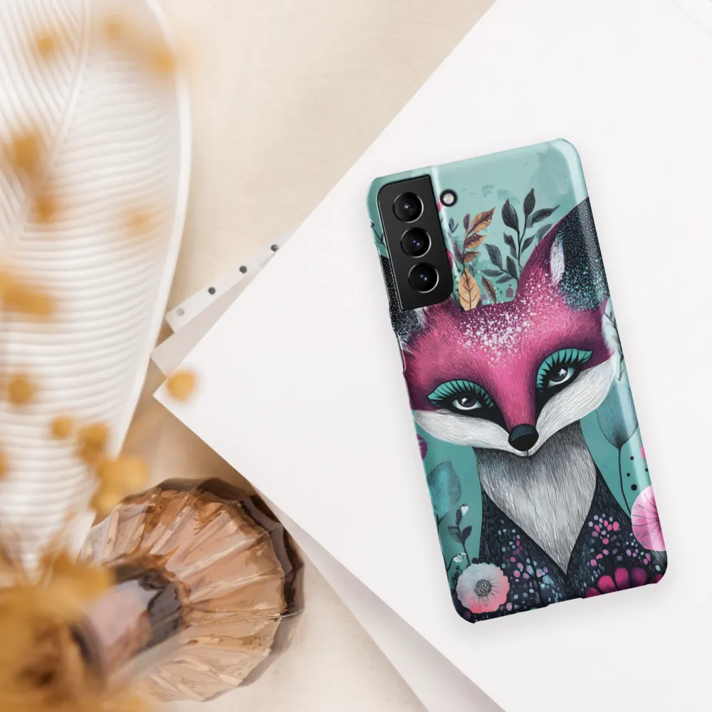 Whimsical Fox Among Blossoms | Phone Case |  S21 Plus | Snap Case | Matte