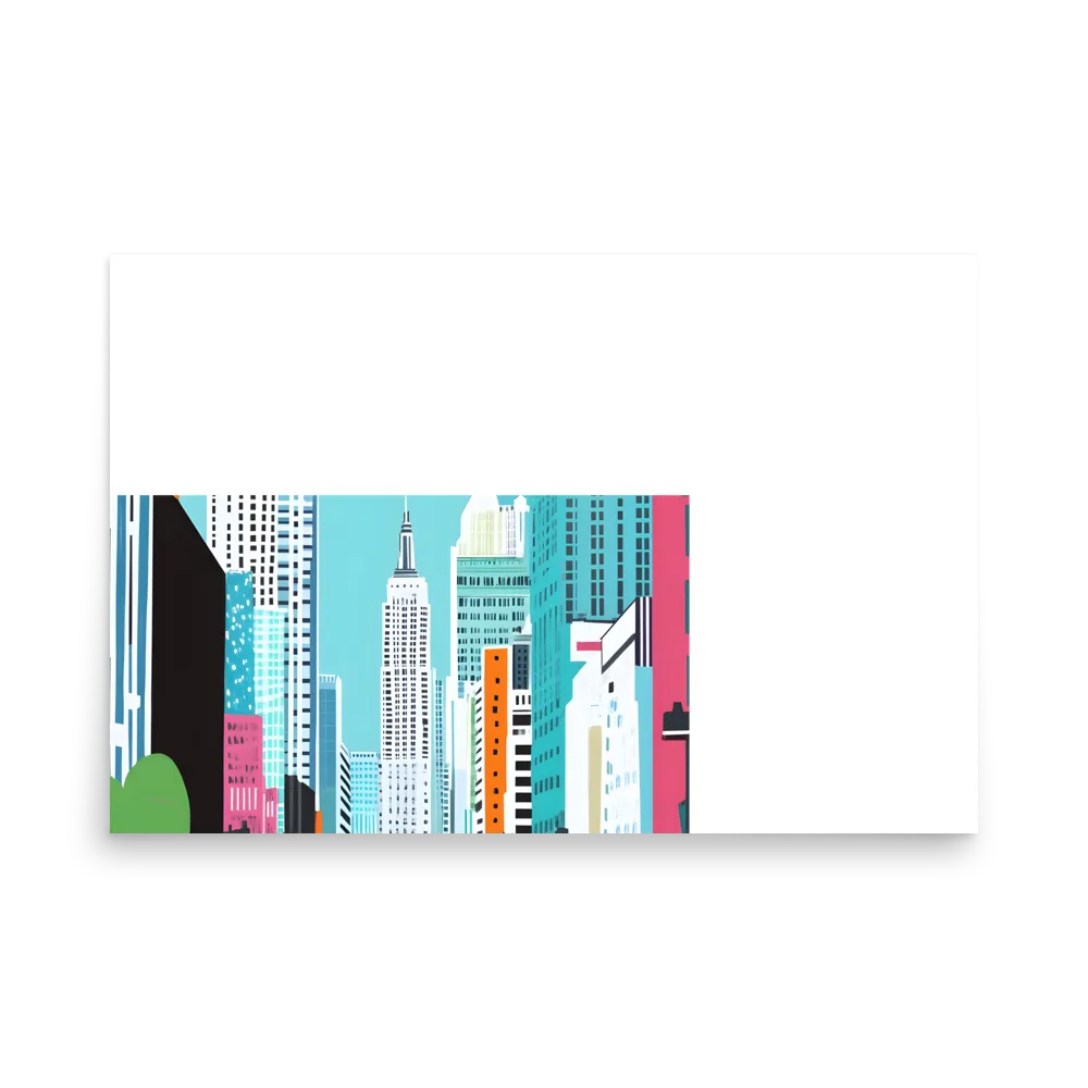 Urban Symphony: A Modern Cityscape | Poster | 24″×36″