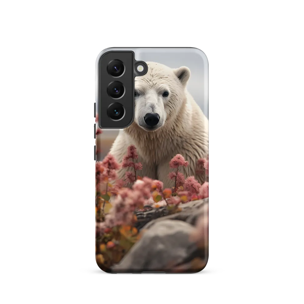 Curiosity Among Blooms: The Polar Bear