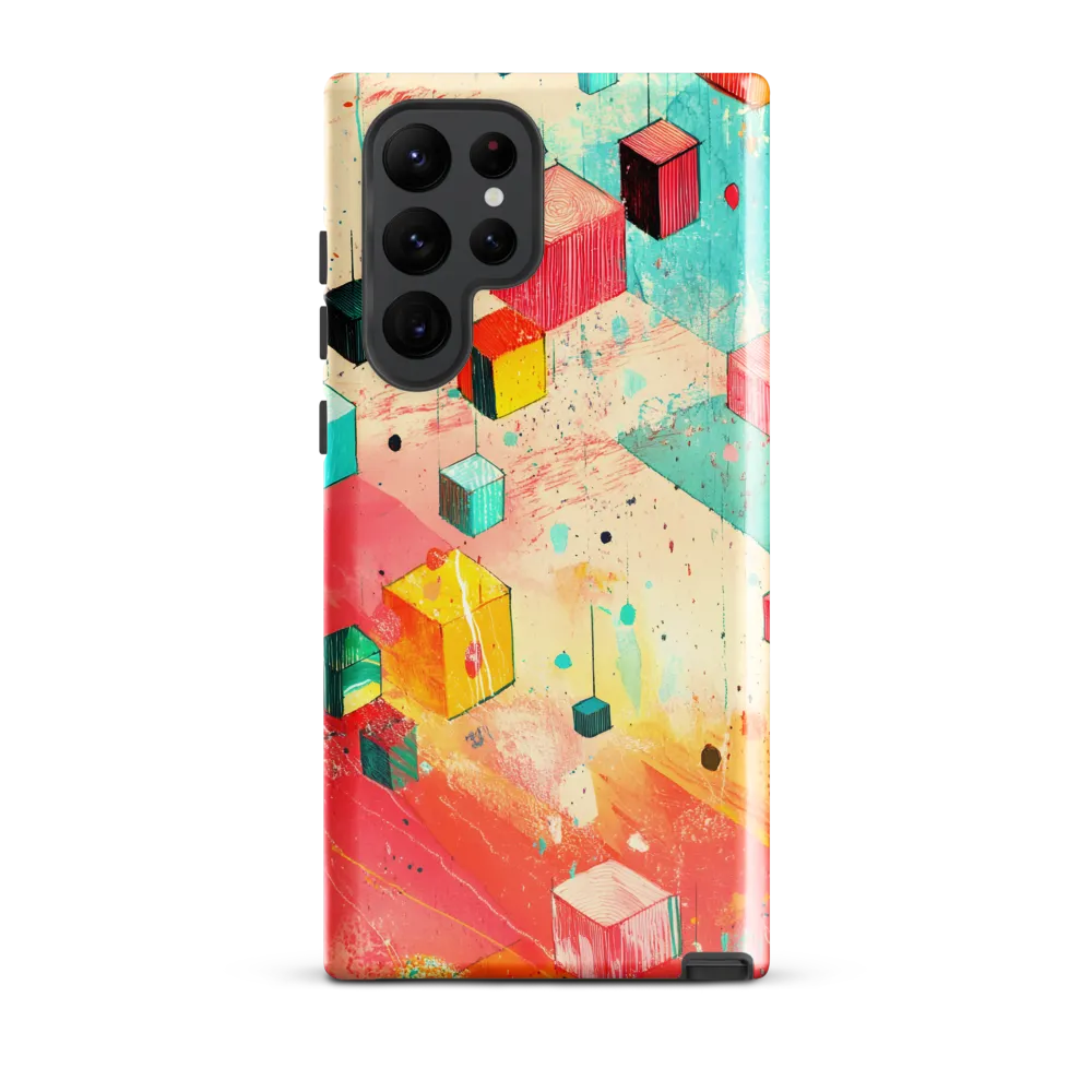 Suspended Cubes in Colorful Abstraction