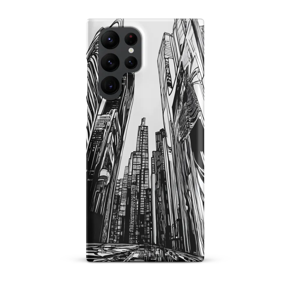 Urban Echoes: A Line Art Journey