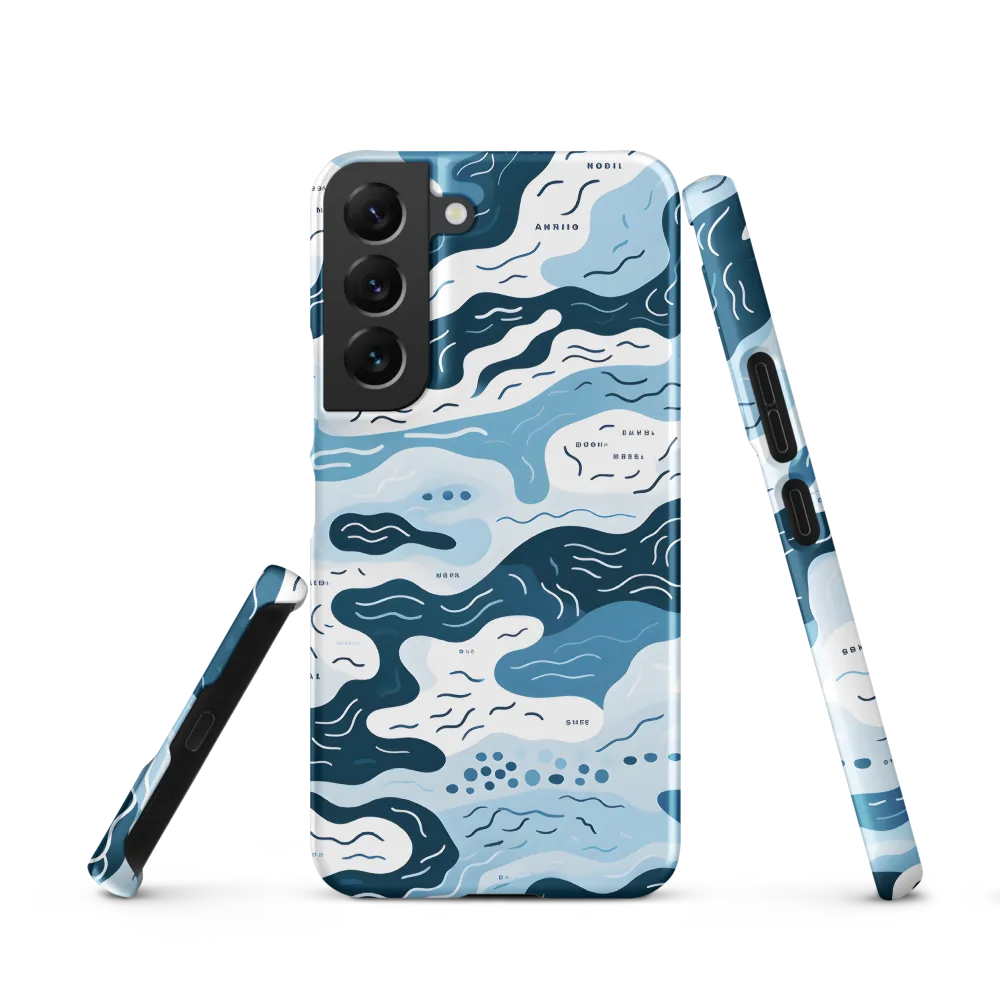 Flowing Waters: An Abstract Journey | Phone Case |  S22 | Snap Case | Matte