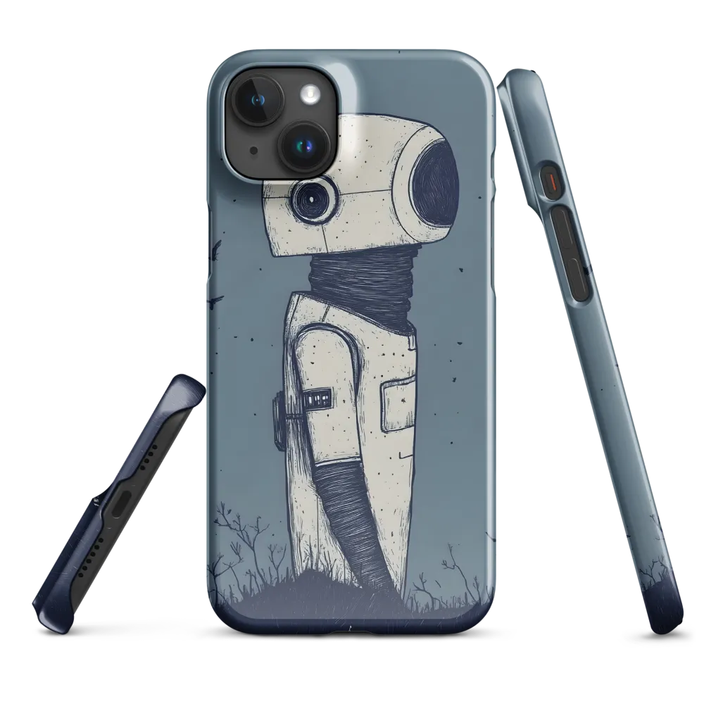 Contemplative Robot in a Barren Landscape