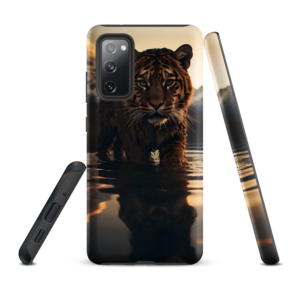Majestic Reflection: The Tiger's Domain