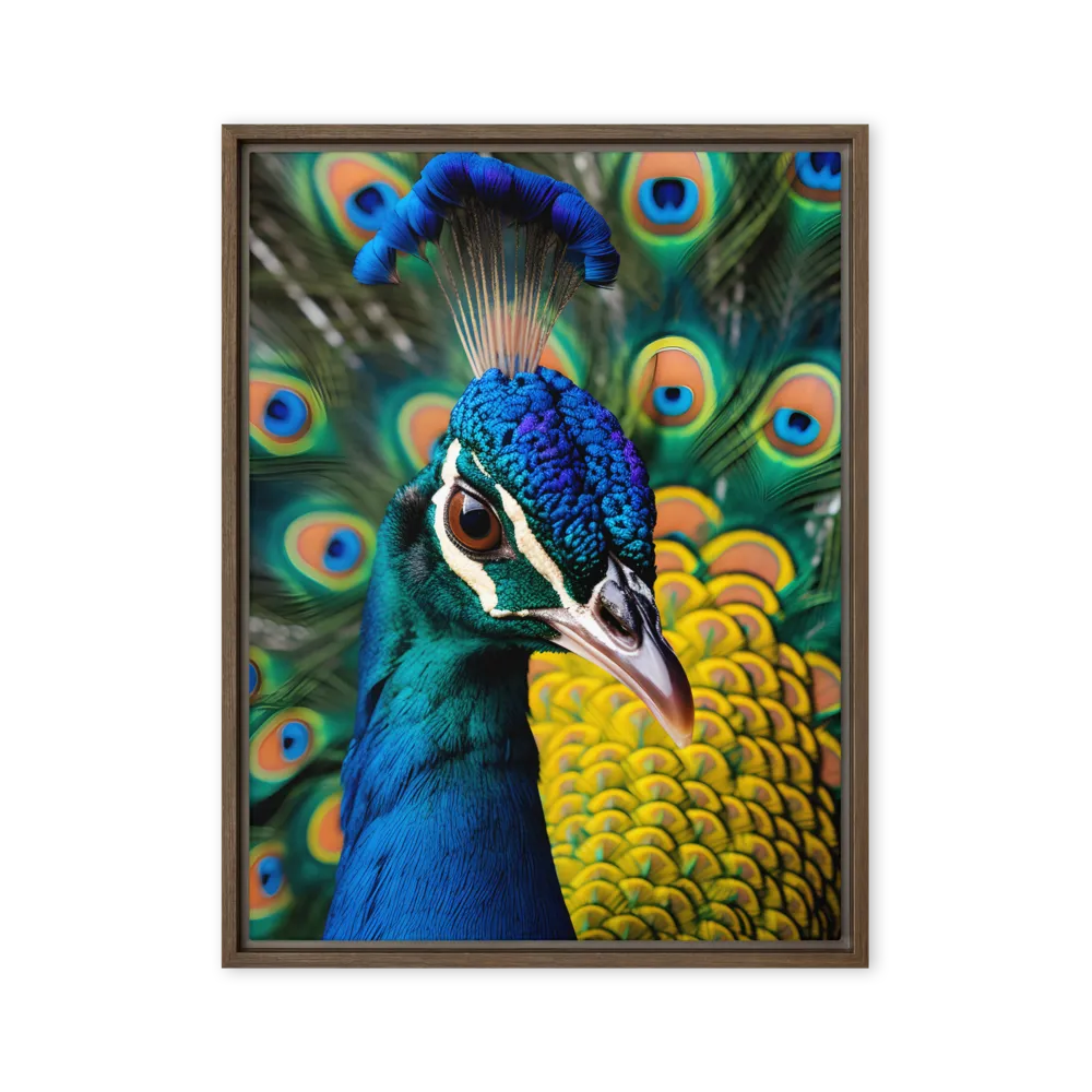 Majestic Display of Nature | Canvas with Brown Frame | 24″×32″