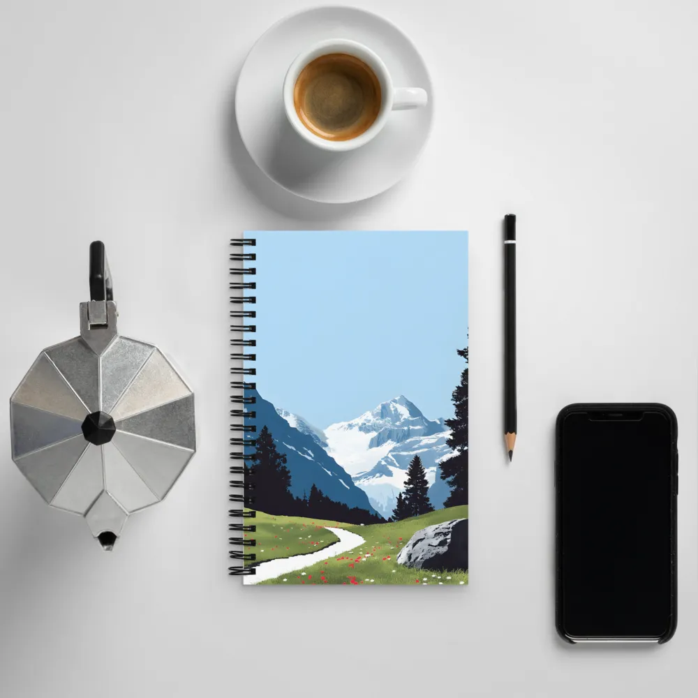 Tranquil Mountain Retreat | Spiral Notebook