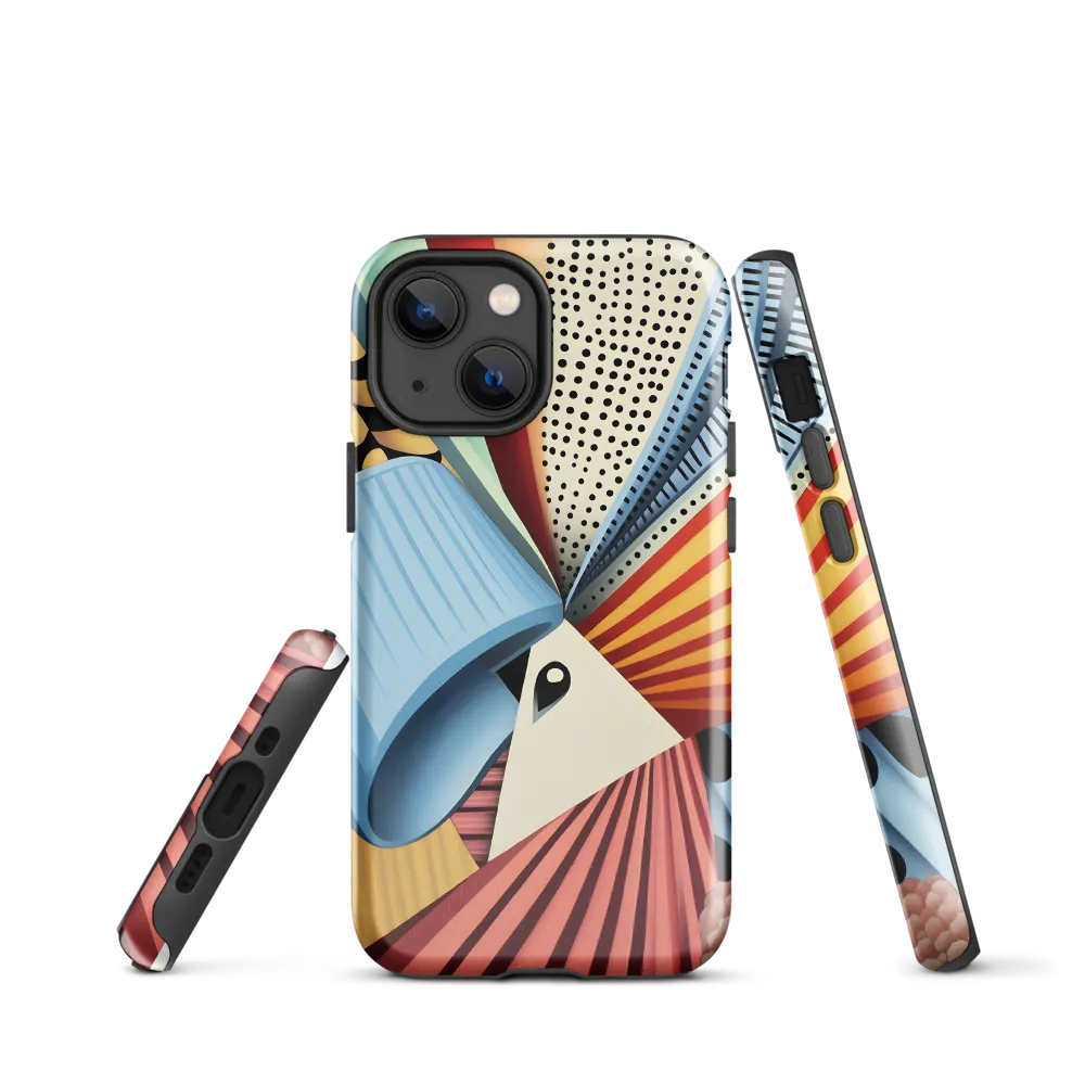 Symphony of Shapes | Phone Case |  13 mini | Tough Case | Glossy