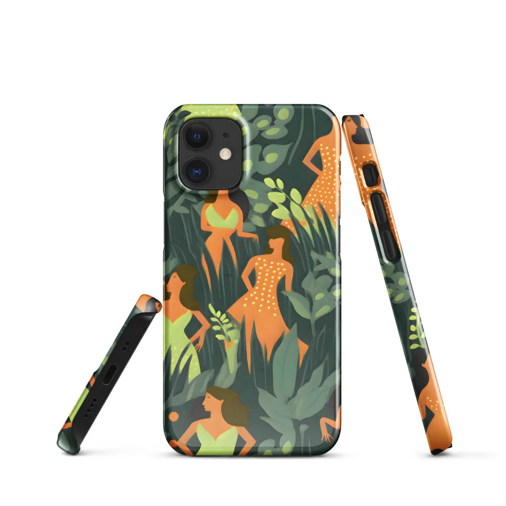 Playful Harmony in Patterns | Phone Case |  12 Mini | Snap Case | Glossy