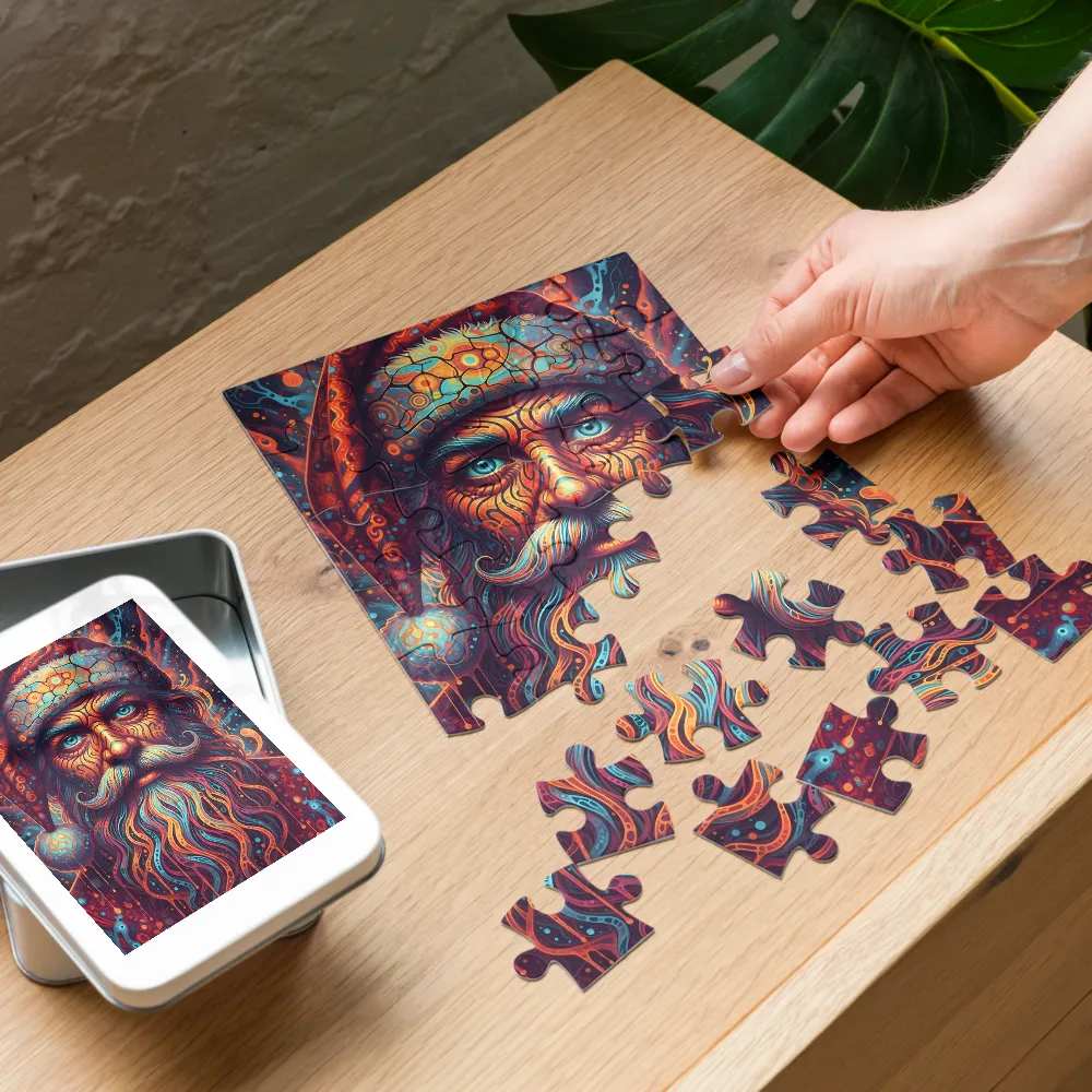 Cosmic Sage Portrait 
 Jigsaw Puzzle in Tin Box