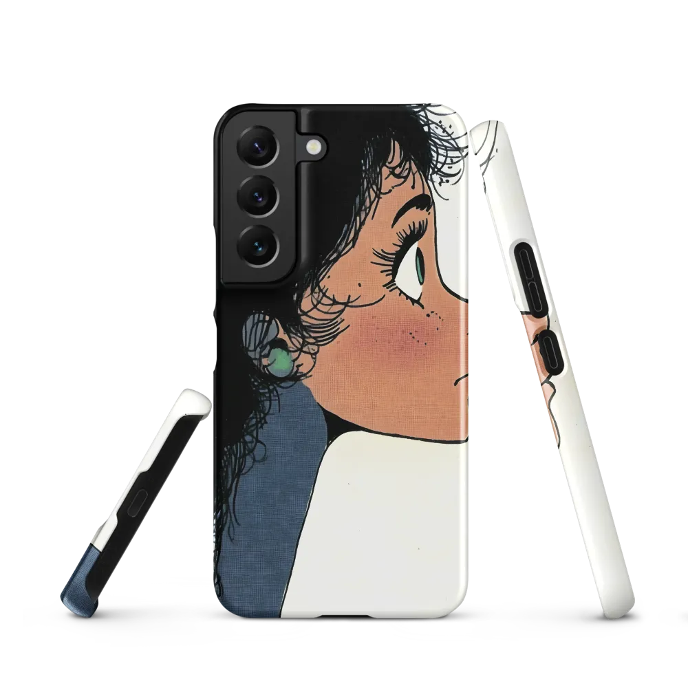 Whispers of Contemplation | Phone Case |  S22 | Snap Case | Matte